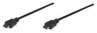 MANHATTAN HDMI Cable, 5.0 m, HDMI 1.3 Male to HDMI 1.3 Male, Shielded, Black, 306133 