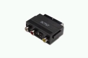 ASSMANN Scart adapter, Scart 21pin - 3x RCA/SVHS, AK-407005 