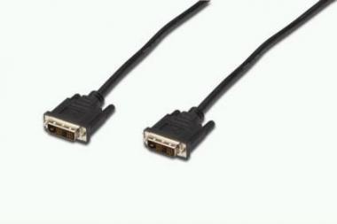 ASSMANN  DVI connection cable, DVI(18+1), M/M, 2.0m, DVI-D single link, AK-320100-020-S 