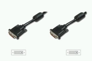 ASSMANN  DVI connection cable, DVI(24+1), M/M, 2.0m, DVI-D DUAL link, AK-320101-020-S, 4016032298311 