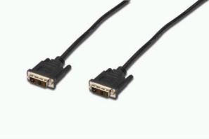ASSMANN  DVI connection cable, DVI(18+1), M/M, 3.0m, DVI-D single link, AK-320107-030-S 