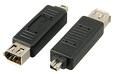 MANHATTAN IEEE 1394 Adapter, 6-Pin Female - 4-Pin Male, 301534 
