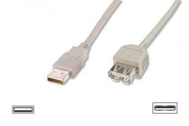 ASSMANN USB extension cable 5.0m, A/M - A/F, AK-300201-050-E 