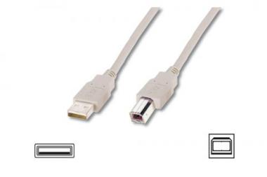 ASSMANN USB 2.0 cable A-B, M/M 3.0m, AK-300102-030-E 