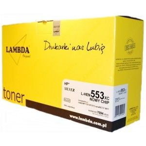 LAMBDA HP Q7553X, Nr. 553X, with CHIP 108% Compared with OEM, L-HEN553XC 