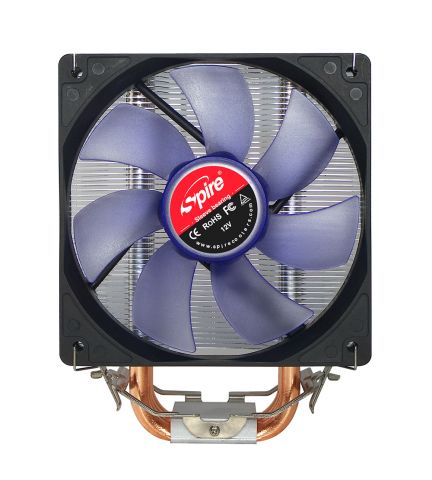 SPIRE CPU Cooler TherMax II, Supports 775/1156/1366 for Intel and AM2/AM3/940/939 for AMD sockets, SP679S1-PCI 