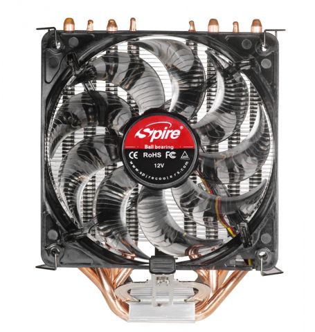 SPIRE CPU Cooler CoolGate, Supports 1156 / 1366 / 754 / 940 / 775 / 939 / AM2 / AM3 / AMD FM1 / AMD FM2  sockets, SP996S1-V1-PWM 