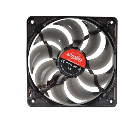 SPIRE, case and PSU cooler, BlueStar 120 LED, 120x120x25mm, 12V, 4pin, PWM automatic fan speed control, SP12025S1L4-B-PWM 