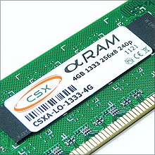 CSX Alpha 4GB, DDR3 DIMM, 1333 MHz, 256x8, CL9  3 year warranty, CSXA-LO-1333-4GB 