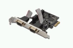 DIGITUS Serial I/O,2-port, PCIexpress Add-On card, 2 X DB9 M , Slot Bracket + LP Brackets OXPCIe952 chipset, DS-30000-1 
