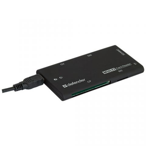 DEFENDER USB 2.0 external card reader, blister packing, Superior Slim 