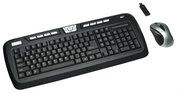 MANHATTAN, Wireless Multi-Media Keyboard and Optical Mouse Set, 177122 