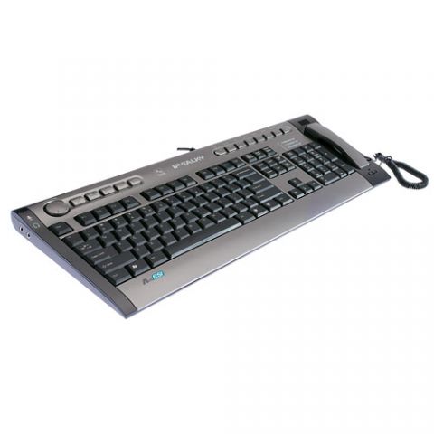 A4Tech IP-Talky multimedia keyboard, US/RUS, USB, KIPS800 