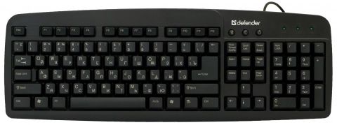 DEFENDER Slim keyboard, Magellan US/RUS, USB, KS920BU 