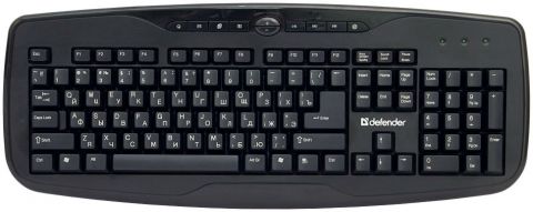DEFENDER Wired MATADOR multimedia  keyboard Defender Episode, USB, Black KM550B , 45097 