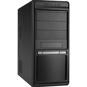 Linkworld case 321-60U Midi ATX, black/silver,glosy 2 x USB, audio. PSU 3 x IDE, 2 x SATA. 500W, 120mm Silent 