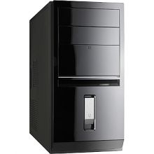 Linkworld case 437-23U/A Micro ATX, black, 2 x USB, audio. PSU 2 x IDE, 3 x SATA. Without PSU 