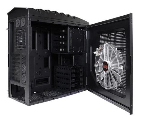 Linkworld case A3191 GAMING ATX, black, Screwless, 2 x USB, 2 x Fire Wire, Audio HD. Without PSU 