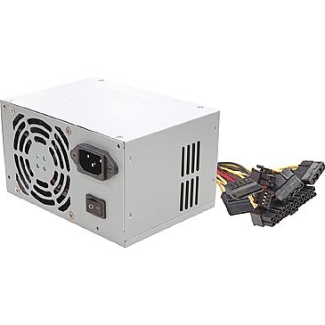 Linkworld PSU LPE2-23, 400W ATX, 80mm, thermal control, 1 x 20+4pin, 1 x 4pin 12V, 1 x 4pin Floppy, 3 x 4pin Molex, 1 x Sata. 
