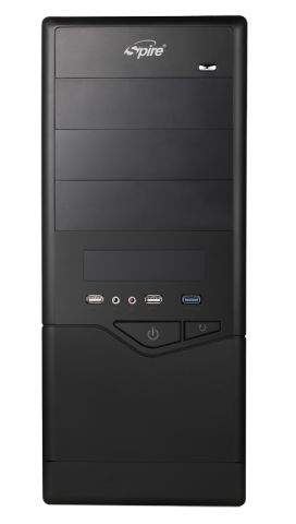 Spire case CoolBox 2015, ATX, Black, USB 3.0, Incl. 420W ATX PSU, SP2015B-420W-PFC-HD3 