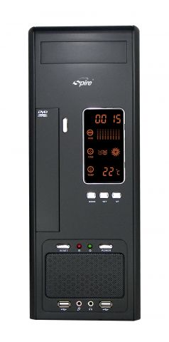 SPIRE case Tethys, MICRO-ATX & MINI-ITX chassis, Incl. 300W SFX Internal PSU, SP2103B-S300W-PFC 