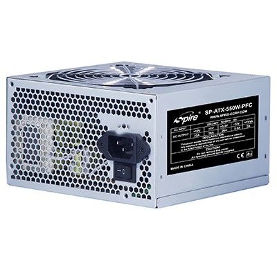 SPIRE Maitinimo blokas Jewel 550W, ATX, Silent 12cm fan, SP-ATX-550W-PFC 