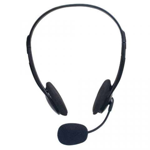 DEFENDER Stereo earphones with sound regulator and microphone, HN102 
