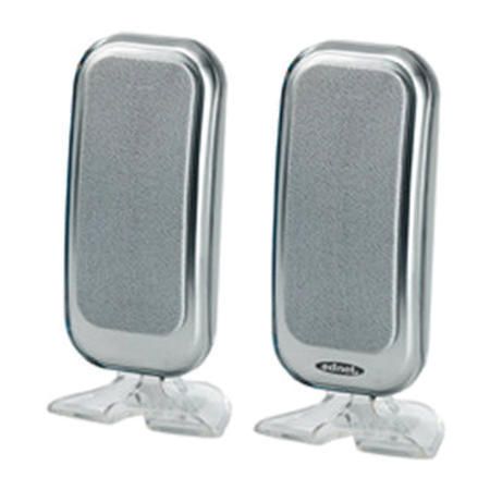 Ednet 2.0 Speaker System, 2x1W (RMS) 120W (PMPO), USB power, Silver, 4040587830306 