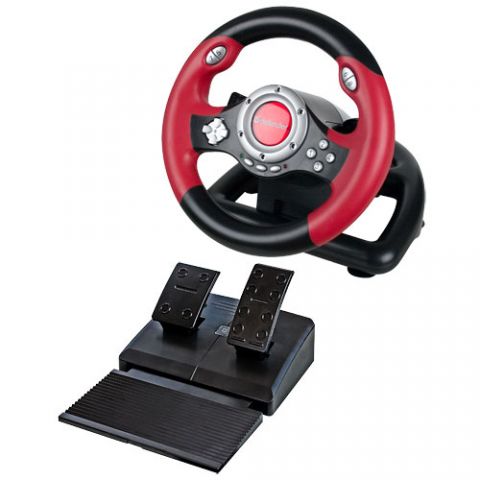 DEFENDER Racing wheel Defender Challenge Mini, with pedals, USB, DEF-CHELLENGE MINI 