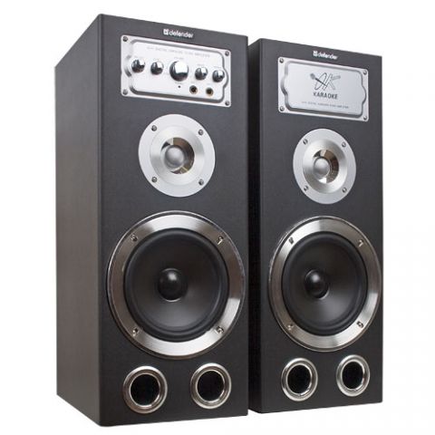 DEFENDER High End 2.0 Speaker System, MERCURY 55, 2x30W (RMS), treble, bass, wooden cabinet, SPKMER55 
