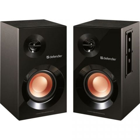 DEFENDER High End 2.0 Speaker System, 2x18W (RMS), treble, bass, wooden cabinet, SPK-AURORA-M35 