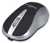 MANHATTAN MLX Wireless Laser Mini Mouse USB, Adjustable Three-Level Resolution, 3 Buttons with Scroll Wheel, 800/1600dpi, 177139 