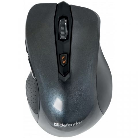 DEFENDER "Verso MM-395 Nano Iron Grey" Wireless optical mouse, 4 buttons + 1 scroll, 1000/1600dpi, USB, VERSOMM-39 