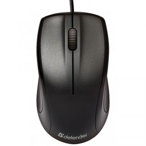 DEFENDER Mouse, black, optical, PS/2, Optimum MB-150, 4714033521505 
