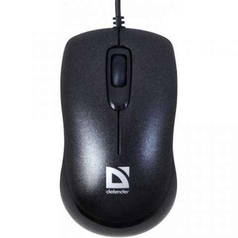 DEFENDER Mouse, black, optical, USB, OR300B 