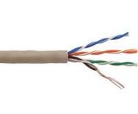 UTP  LAN cable cat5,  outdoor (coil 305m), double izolation (black + white) PVC, 4x2x24AWG, 490656 