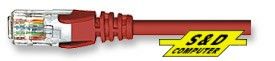 INTELLINET  UTP LAN cable, patch, 0.5m, red, 2xRJ45, 329453, 318198 