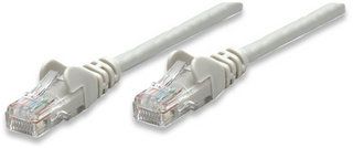 INTELLINET FTP LAN cable (patch), 0.5m shielded, grey, 2xRJ45, 329880 