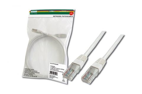 DIGITUS  UTP LAN cable, patch, 10.0m, White, 2xRJ45, DK-1511-100/WH 