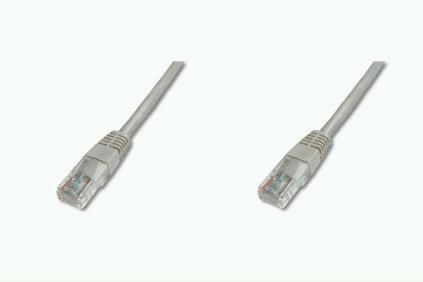 ASSMANN  UTP LAN cable, Ecoline  patch, 20.0m, grey, 2xRJ45,  AK-1512-200 