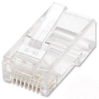 INTELLINET Modular Plugs RJ-45 for stranded wire, gold plated, Cat6e, UTP, 100-Pack, 502344 
