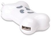 MANHATTAN HUB USB 2.0 4PORT Dog Bone, Bus Power, 766623161503 