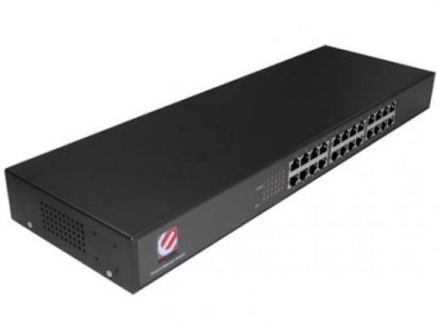 ENCORE 24-port 10/100Mbps Ethernet Switch metal case, Rack-Mount 19", ENH924-AUT 