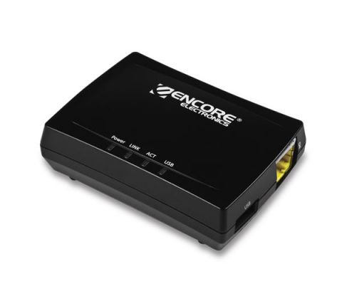 ENCORE USB Over Network Server, Support up to 5 USB Devices: Multi-functional printers, Hard drives, MP3 players, webcams and other type of USB devices, when combining with an external USB Hub, ENNUS2 