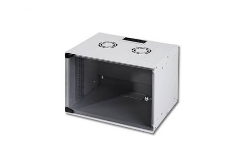 DIGITUS 19" Cabinet, Steel, Grey, 7U, unmounted, 360x520x400mm, DN-19 07-U-S 