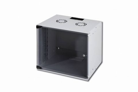 DIGITUS 19" Cabinet, Steel, Grey, 9U, unmounted, 448x520x400mm, DN-19 09-U-S 