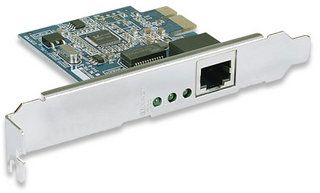 INTELLINET Gigabit 10/100/1000 PCI Express Network Card, 522533 