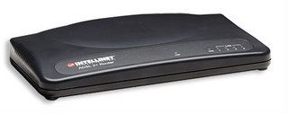 INTELLINET ADSL2+ Broadband Modem Router, For ADSL (Annex A), with 4-Port 10/100 Mbps LAN Switch, 523462 