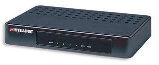 INTELLINET High Speed Broadband Router, VPN, QoS, 4-Port 10/100 Mbps LAN Switch, 523608 