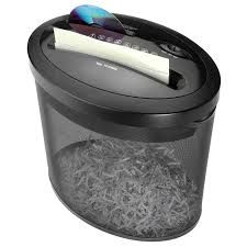 Ednet Paper shredder CrossCut + shred CD and creditcards, 10 A4 paper per time, 21 litre container, 64108 